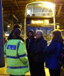 First Bus drivers strike support protest at Queens Road depot